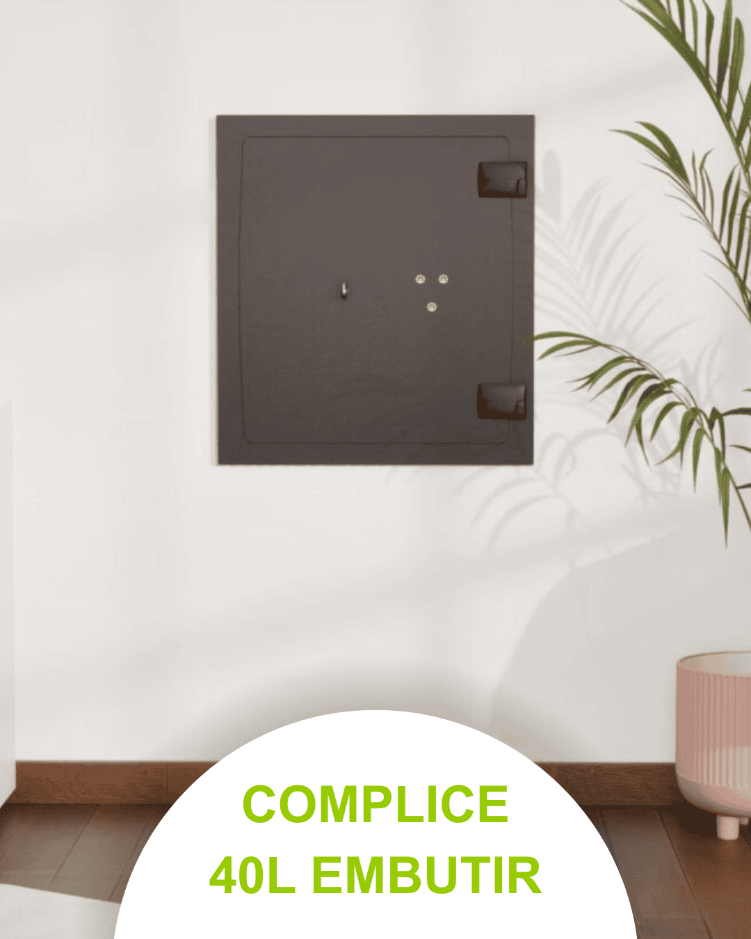 Cofre Fichet-Bauche COMPLICE 40 L (de embutir) — Teclado eletrónico Nectra Basic