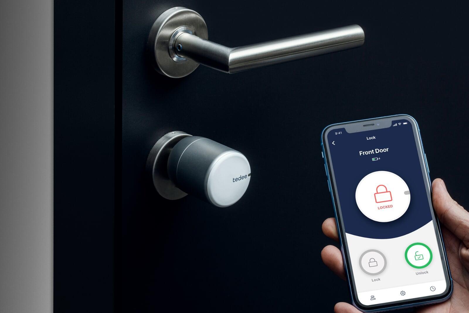 fechadura inteligente para portas fichet tedee